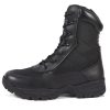 Men's 8 Inches Military Tactical Work Boot With Side Zipper - Lightweight Army Combat Desert Boot for Outdoor Use