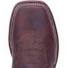 414bCoRfsEL.jpg Mens Winslow Embroidered Square Toe Casual Boots Mid Calf - Blue, Brown