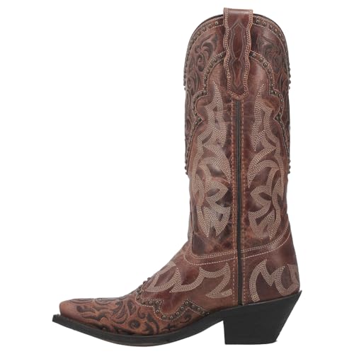 Red Braylynn Women's Western Leather Boots 52411