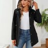 Women Waterproof Outdoor Hiking Raincoat Women Lined Rain Jacket Lightweight Hooded Jackets Trench Coats