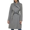womens Belted Wool Classically Elegant Coat for Year-round Style (Standard and Plus Size