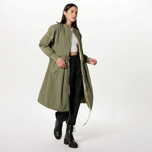 41I4qDTvyCL.jpg Women's Double Layer Bomber Coat