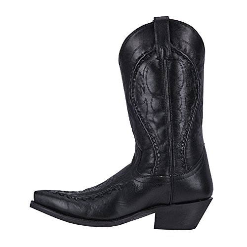 68430 Black Goat Bucklace Mens Western Cowboy Boots
