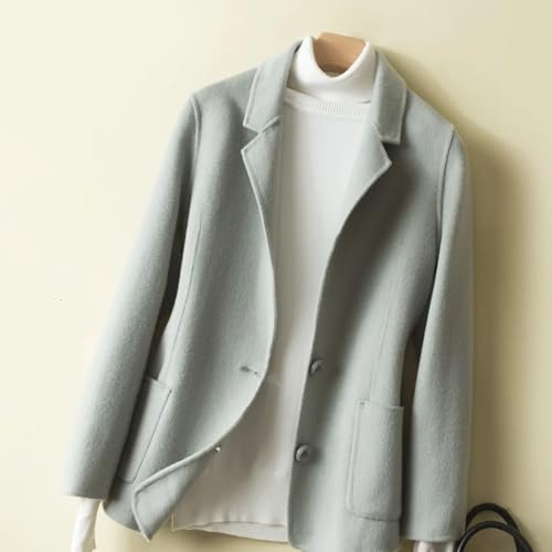 Women 100 Percent Wool Jacket Woolen Coat Winter Cashmere trench coat Slim wool coat