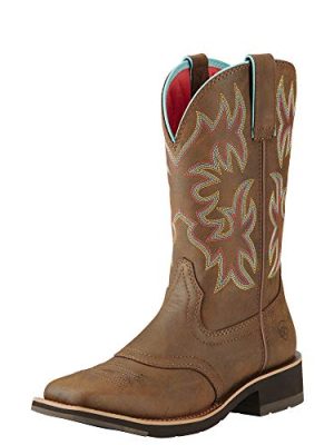 Delilah Leather Western Boots - Women??s Comfortable Cowgirl Boot
