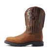 41NSJ5-686L.jpg Men's Sierra Shock Shield Patriot Steel Toe Work Boot Western