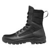 TACTICAL T8 Defense LE Law Enforcement EMS Boots for Men and Women, Full Grain Leather, Wide