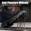 Steel Toe Boots for Men Women Comfortable Lightweight Work Boots for Men Industrial Construction Boot Non Slip Work Shoes