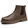 41RFHOFN5GL.jpg Unisex-Adults Steel Toe Chelsea Boots, Men's Industrial Construction Shoes, Waterproof, Lightweight, Comfortable, Non-slip