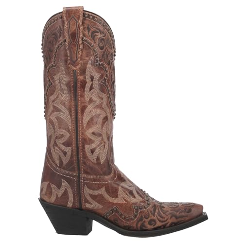 Red Braylynn Women's Western Leather Boots 52411