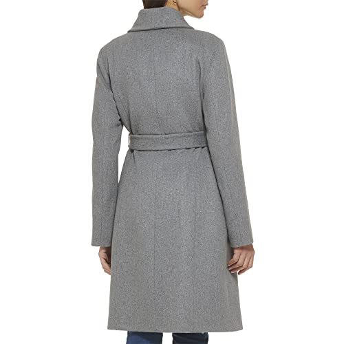 womens Belted Wool Classically Elegant Coat for Year-round Style (Standard and Plus Size