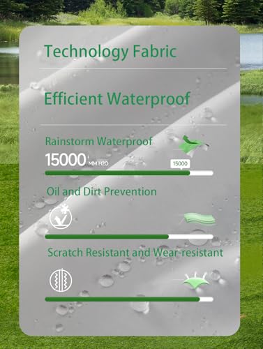 41YKq5Aj7EL.jpg Lightweight Long Rain Coat for Women, Waterproof Raincoat with Hood, Packable Rain Jacket Windbreaker, Storage Bag