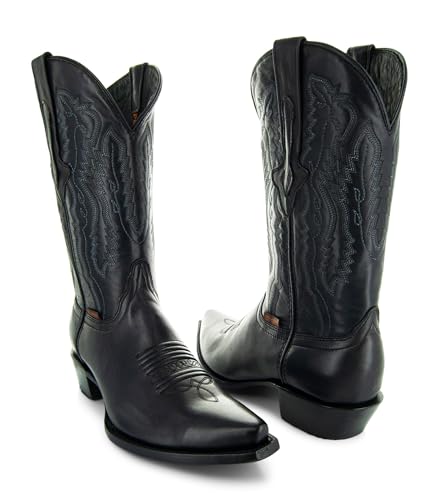 Mens Burnished Snip Toe Cowboy Boots H50030