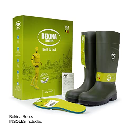 Steplite EasyGrip O4 Waterproof Wellington Boots for Men and Women - Ultra Lightweight Non Slip Work Boots with SRC Certified