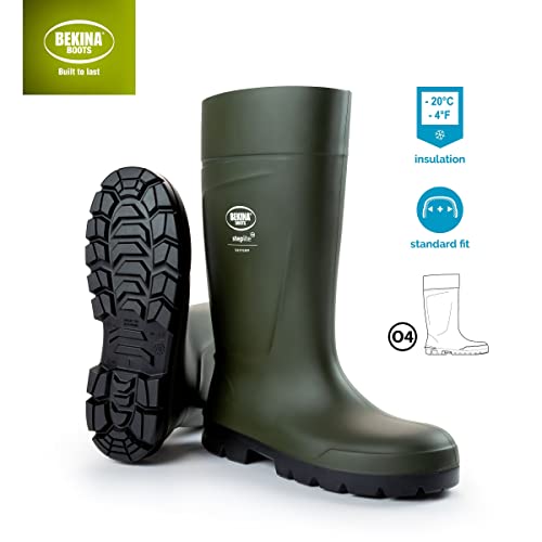 Steplite EasyGrip O4 Waterproof Wellington Boots for Men and Women - Ultra Lightweight Non Slip Work Boots with SRC Certified