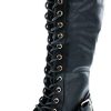 41pOGtjqWKL.jpg Mango 27 Womens Knee High Buckle Riding Boots