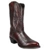 Black Birchwood Mens R Toe Western Boots 68450