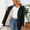 Women Waterproof Outdoor Hiking Raincoat Women Lined Rain Jacket Lightweight Hooded Jackets Trench Coats