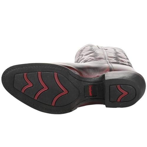 Black Birchwood Mens R Toe Western Boots 68450