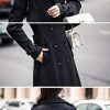 41u4pHnLMVL.jpg Women's Double Breasted Duster Trench Coat Slim Full Length Maxi Long Overcoat