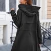 Rain Jacket for Women Waterproof with Hood Trech Coat for Women Lightweight Raincoats Long Windbreaker