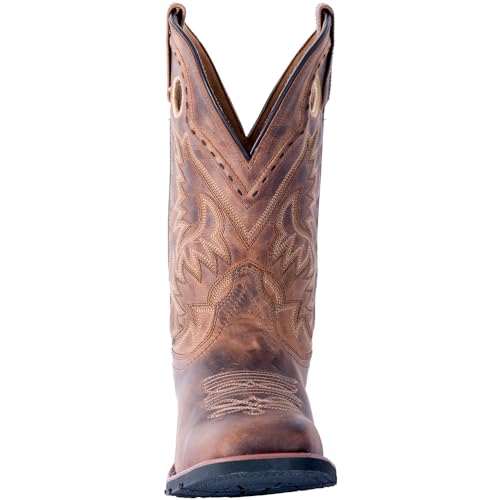 Dan Post Tan Kane Broad Square Toe Mens Western Boots 7812