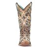 Corral Boot Company Womens Bone Inlay Studded Boot