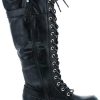 41xFa9ZlDEL.jpg Mango 27 Womens Knee High Buckle Riding Boots