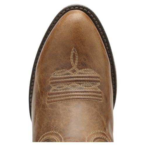 41yPGuyudPL.jpg Womens Desert Holly Embroidered Western Round Toe Casual Boots Mid Calf Mid Heel 2-3" - White