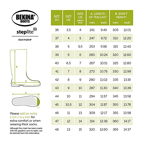 Steplite EasyGrip O4 Waterproof Wellington Boots for Men and Women - Ultra Lightweight Non Slip Work Boots with SRC Certified