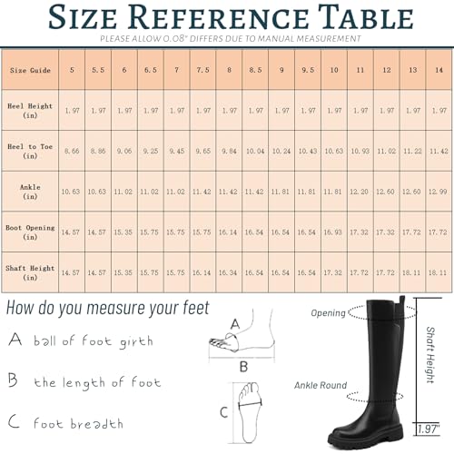 514iM7VjbBL.jpg Women's Knee High Boots Fashion Platform Lug Sole Tall Riding Boots Comfortable Stretch Calf Dress Long Boots