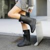 Midshaft Rain Boots Women, Waterproof Rubber Boots Men, Mid-Height Anti-Slip Lightweight Garden Shoes, Mid Calf Water Boots with