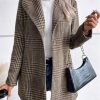 51Ah3lc0ISL.jpg Long Wool Plaid Blazer for Women Fall Outfits Winter Trench Coat Long Sleeve Casual Dressy Lapel Jacket Peacoat