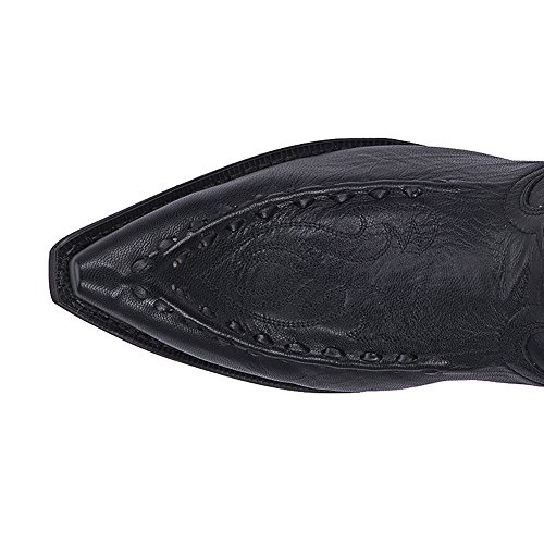 68430 Black Goat Bucklace Mens Western Cowboy Boots