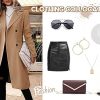 51WlMz04gyL.jpg Womens Long Double Breasted Coats Lapel Collar Pea Coat Winter Slim Fit Jackets Trench Coat Outwear