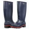 51bXckmK9eL.jpg MAX 15" PVC Chemical-Resistant Soft Toe Women's Work Boots, Navy, Red & Black (75126)