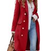51kxtwNfUL.jpg Womens Long Wool Coat for Women Fall Winter Trench Coat Trendy Jackets