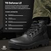 TACTICAL T8 Defense LE Law Enforcement EMS Boots for Men and Women, Full Grain Leather, Wide