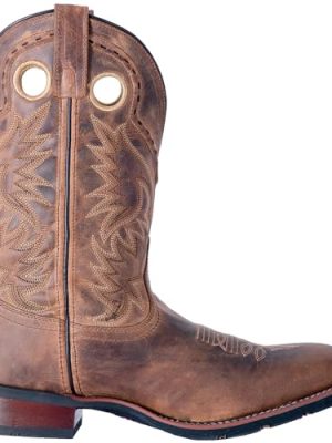 51rKKMhumLL.jpg Dan Post Tan Kane Broad Square Toe Mens Western Boots 7812