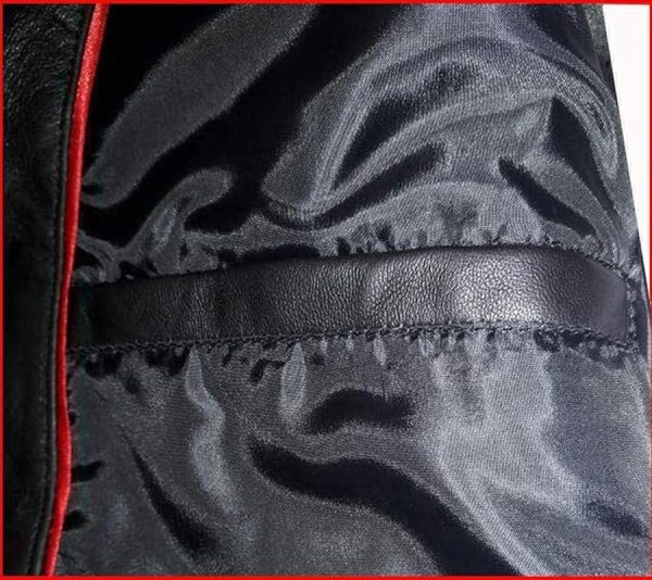 716pZIGS2dL.jpg Women Black Leather Duster Long Coat Length Full Trench Coat For Women's #1